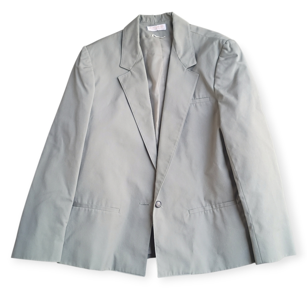 Brooks Brothers Vintage Women's Green Blazer Size 16 - Picture 9 of 9